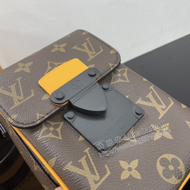 Lv路易威登2023專櫃新款S Lock Vertical迷你手袋 LV老花單肩斜挎手機包 M82535 ydh5141